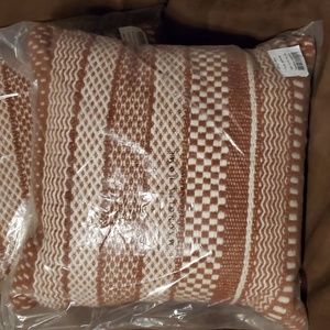Pair of Magnolia Market Rustic Red Mikey Pillows
